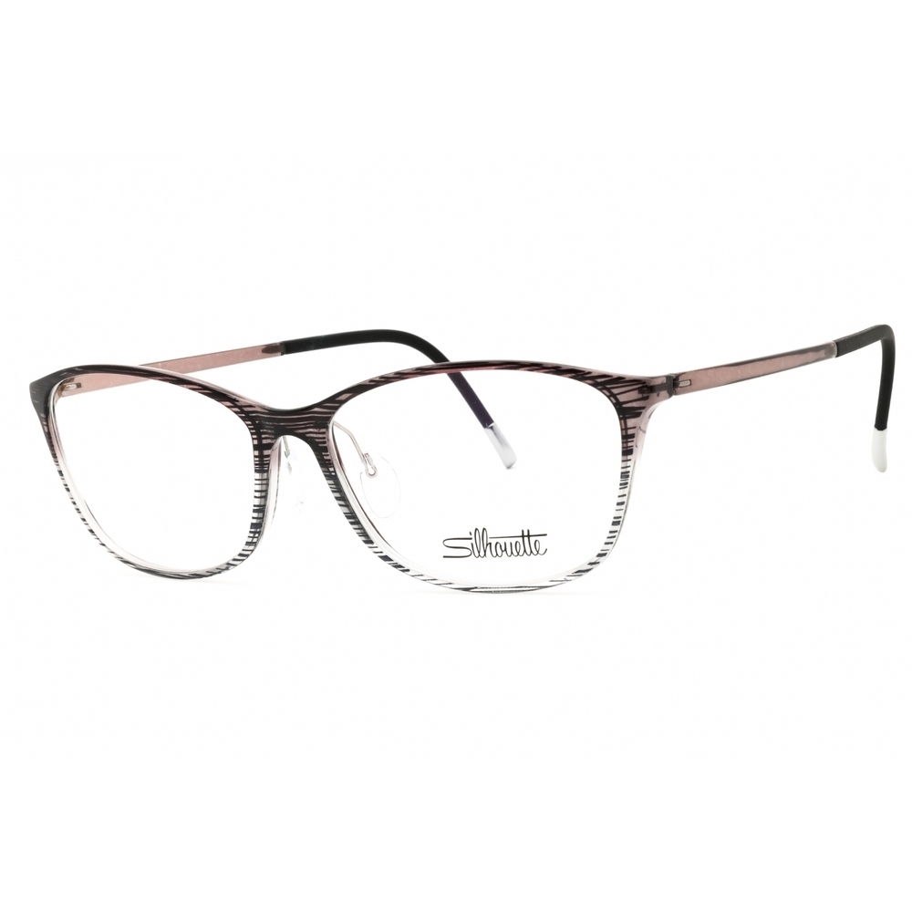 NWT Silhouette SPX Illusion Fullrim 1603/75 Black Lace Rectangle 55mm Eyeglasses